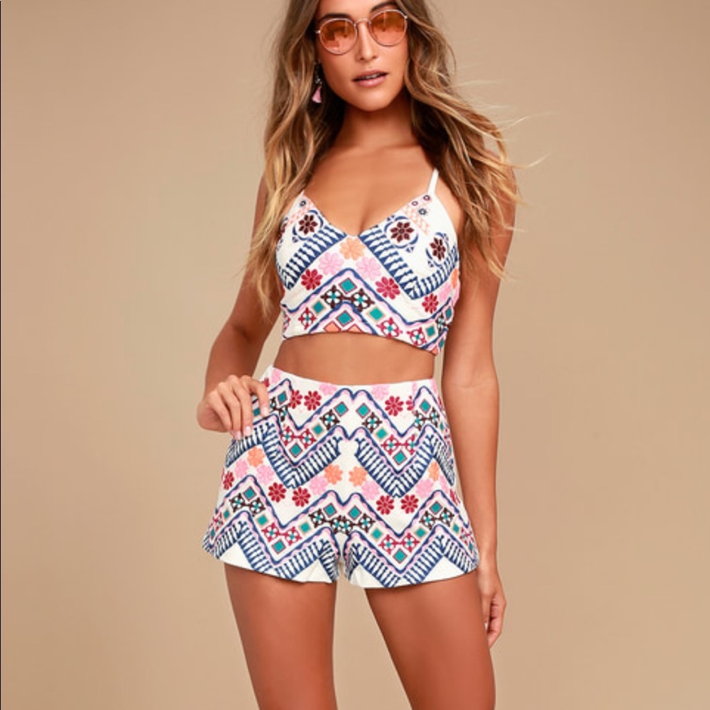 Floral two piece